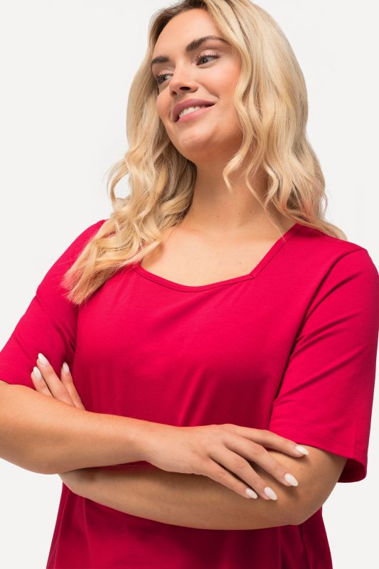 Essential Square Neck Stretch Tee