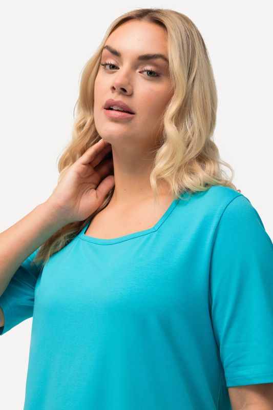 Essential Square Neck Stretch Tee