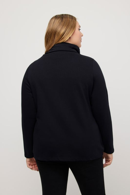 Essential Draped Collar Sweatshirt