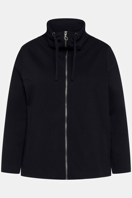 Essential Draped Collar Sweatshirt