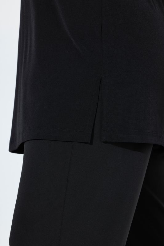 Matte Jersey Round Neck Tunic