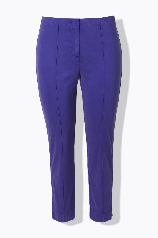 Cigarette Pintuck Elastic Waistband Pants