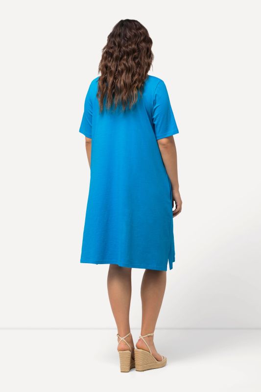 Short Sleeve Jersey Midi Dress