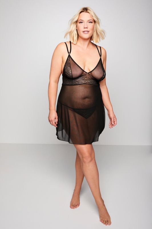 2 Piece Leopard Print Negligee Set