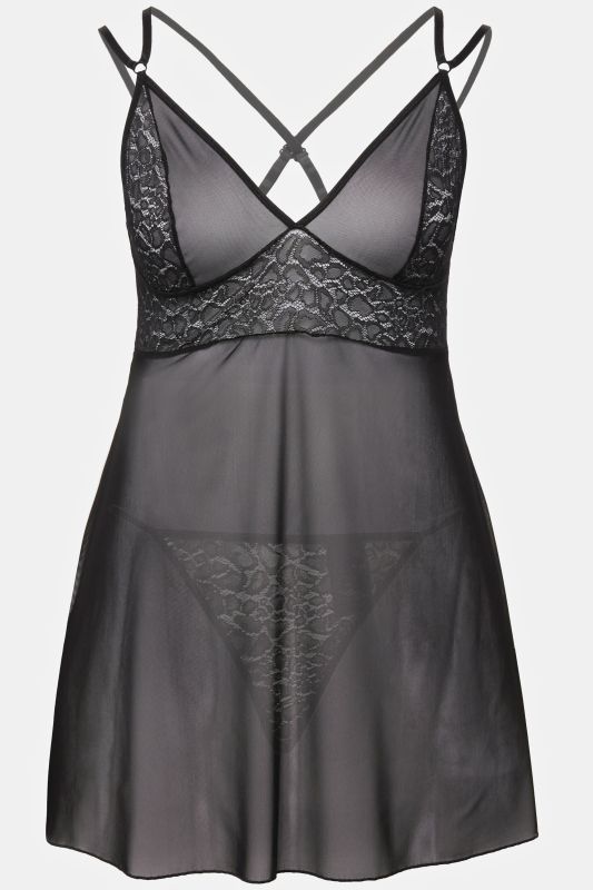 2 Piece Leopard Print Negligee Set