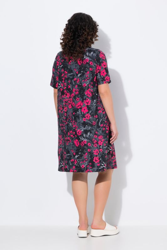 Print Short Jersey Dress
