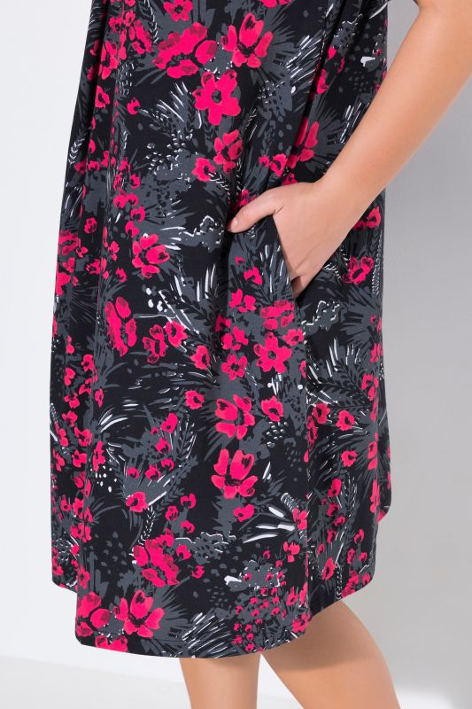 Print Short Jersey Dress