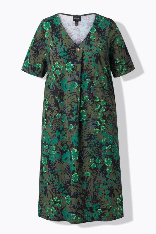 Print Short Jersey Dress