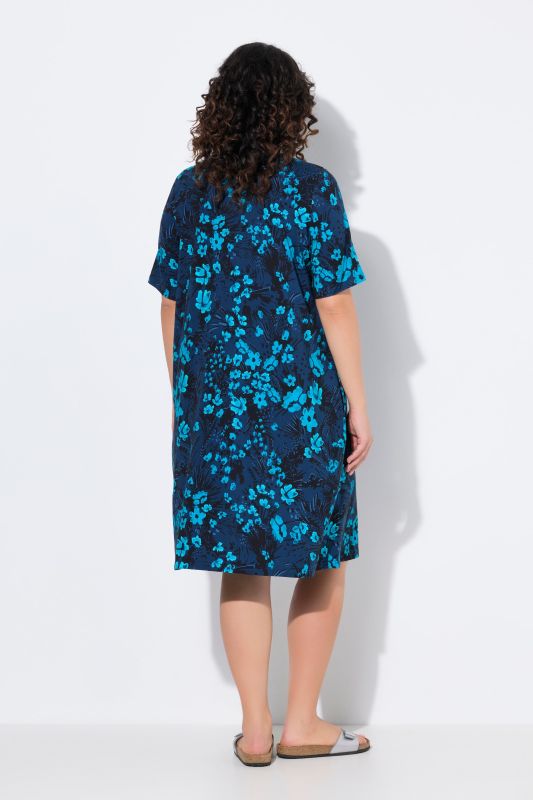 Print Short Jersey Dress