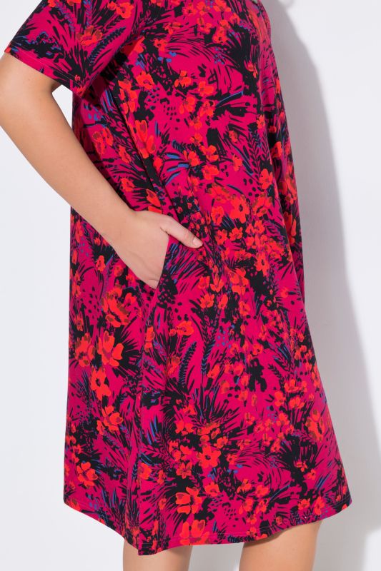 Print Short Jersey Dress