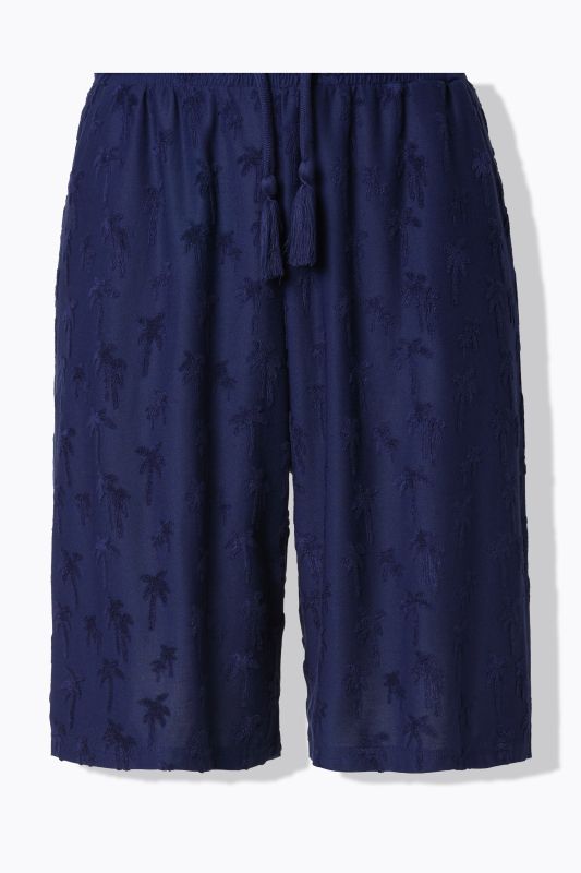 Terry Cloth Palm Elastic Waist Shorts