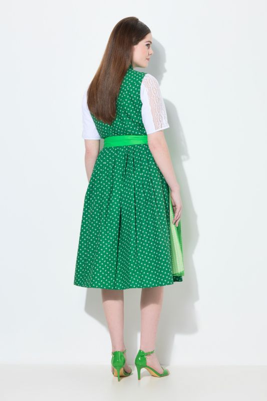 Minimal Print Goblet Collar Dirndl