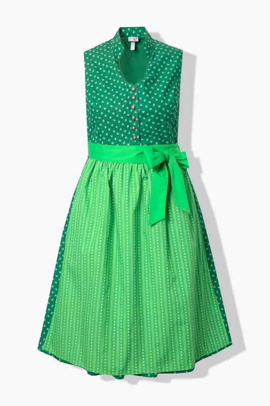 Minimal Print Goblet Collar Dirndl