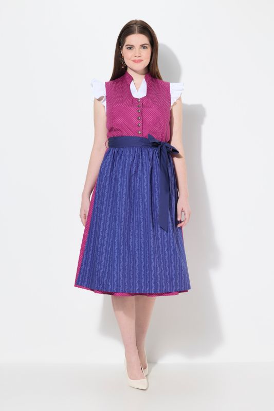 Minimal Print Goblet Collar Dirndl