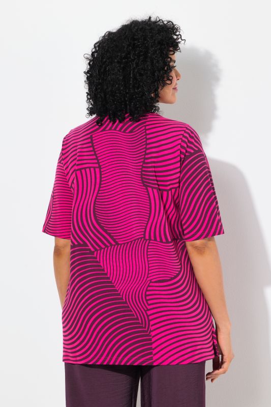 Geometric Print Short Sleeve Tee