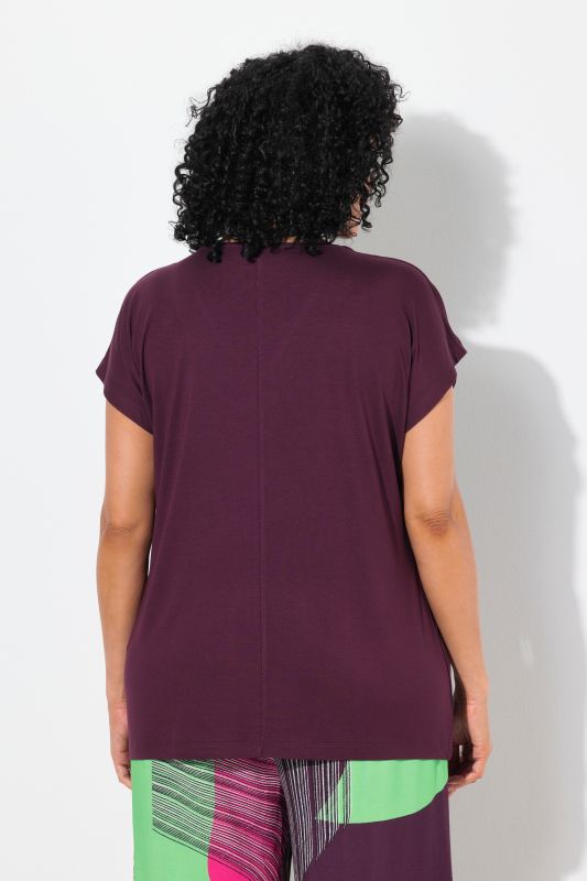 Rhinestone Pattern Cap Sleeve Tee