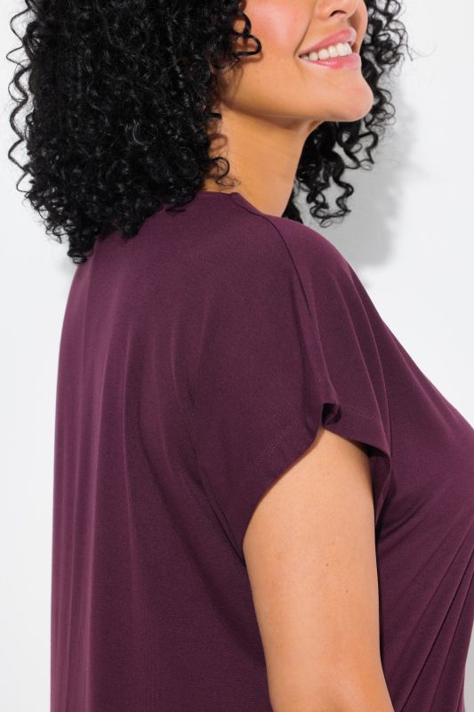 Rhinestone Pattern Cap Sleeve Tee
