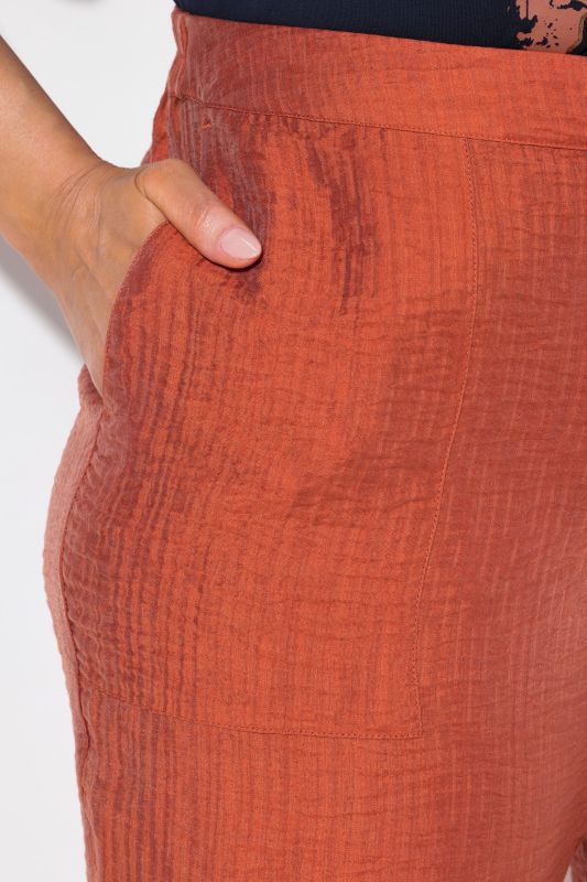 Textured Comfort Waist Pants
