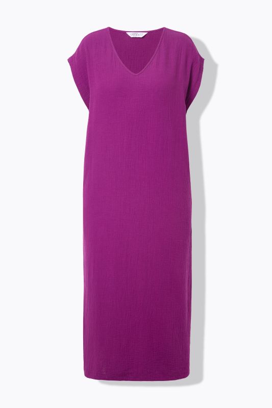 Muslin midi dress