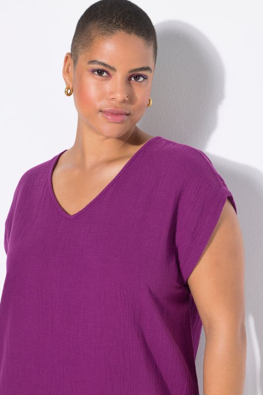 Muslin midi dress
