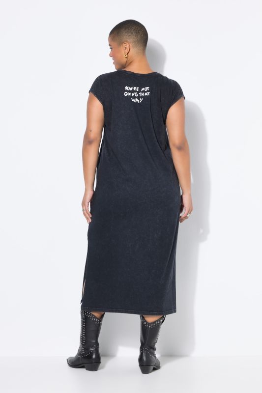 Jersey midi dress