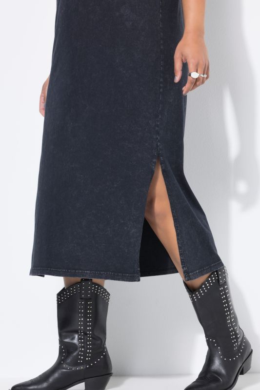 Jersey midi dress