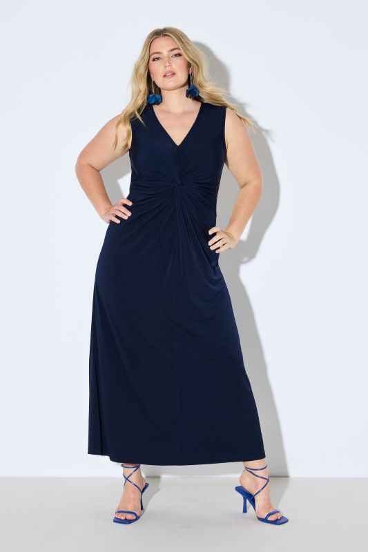 Stretch Jersey Sleeveless Maxi Dress