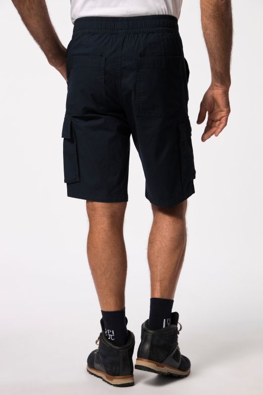 Trekking, cargo bermuda, ribstop, slip waistband