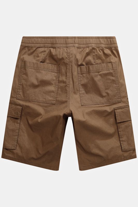 Trekking, cargo bermuda, ribstop, slip waistband