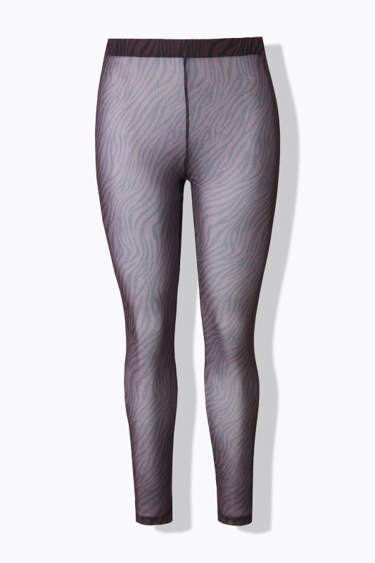 Sheer Zebra Print Leggings