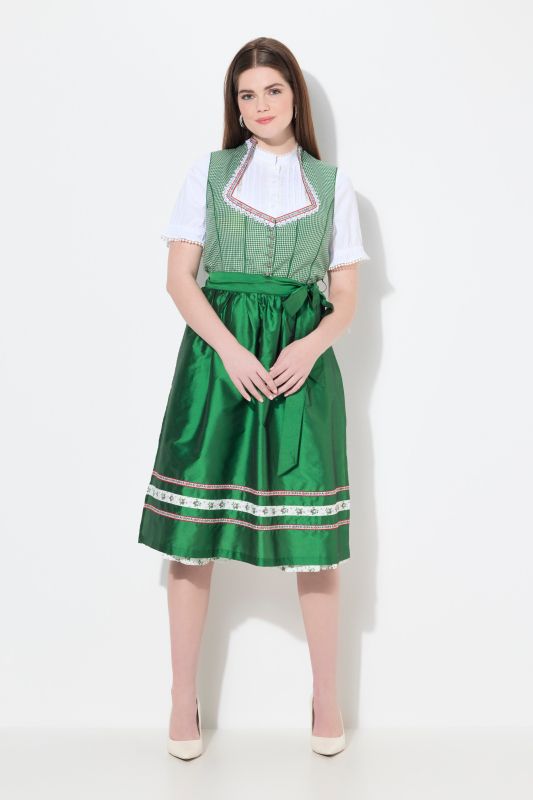 Рокля Dirndl със сърцевидно деколте