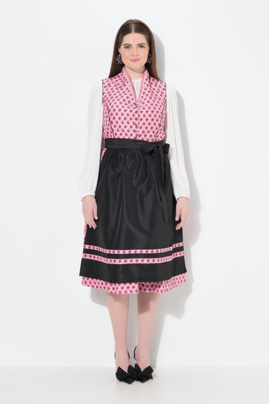 Ornamental Print Goblet Collar Dirndl