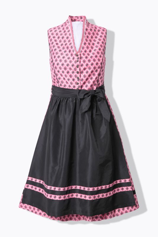 Ornamental Print Goblet Collar Dirndl
