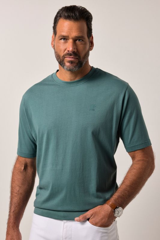 Stretch Hem Cotton Tee