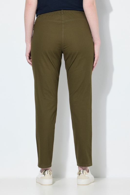 Eco Cotton Elastic Waist Stretch Jeggings