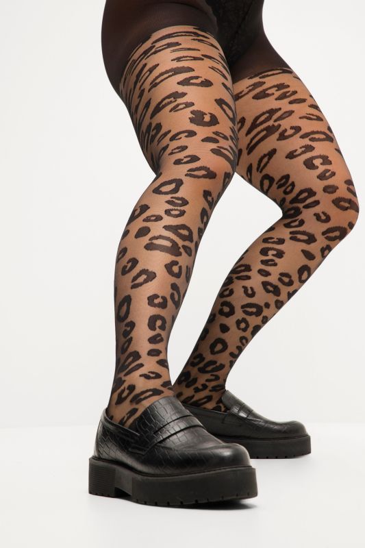 Leopard Print Stockings