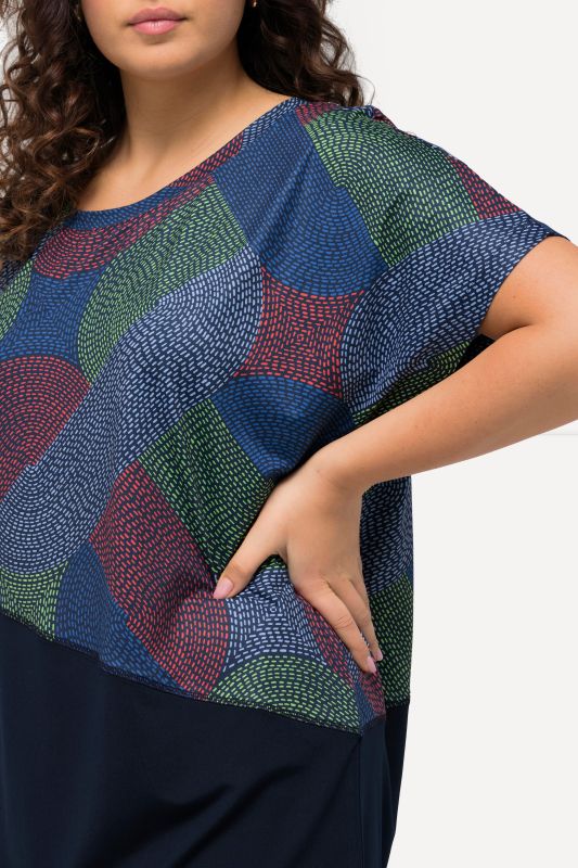 Quick Drying Geometric Print Short Sleeve Tee