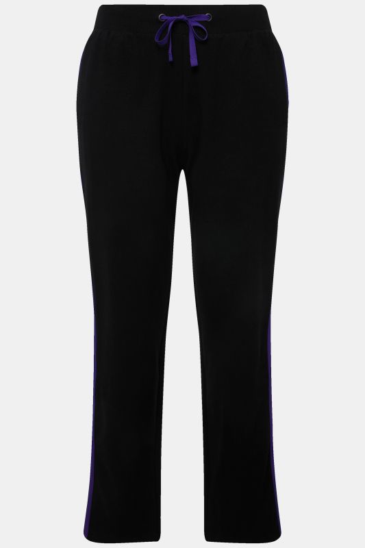 Striped Elastic Waist Sweatpants
