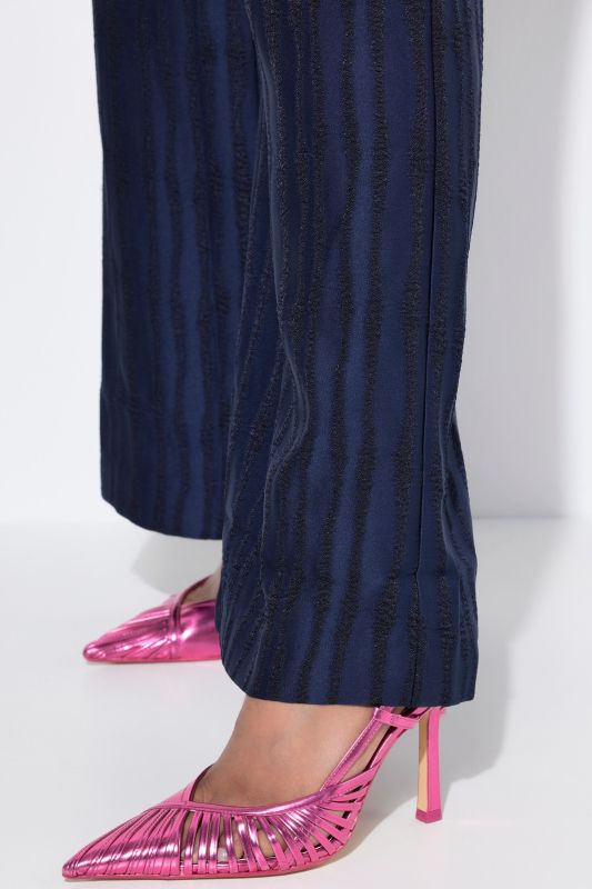 Striped Textured Pants