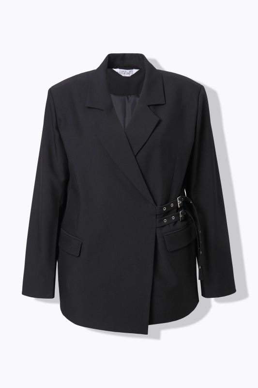 Asymmetric Buckled Blazer
