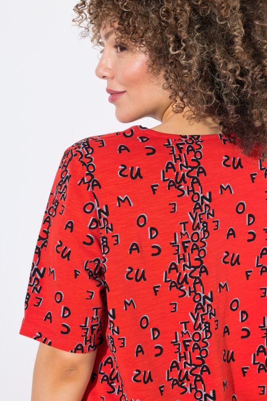 Letter Print Short Sleeve Tee