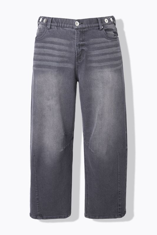 Stretch Fit Barrel Jeans