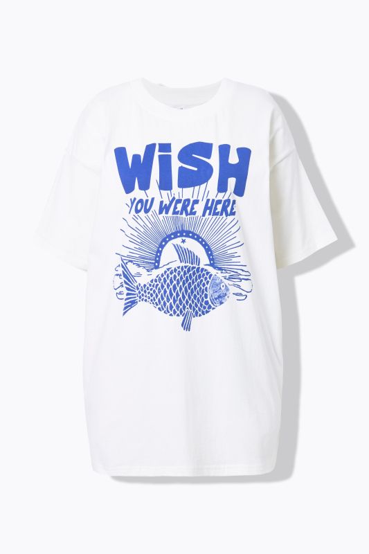 Oversized Fish Graphic Tee