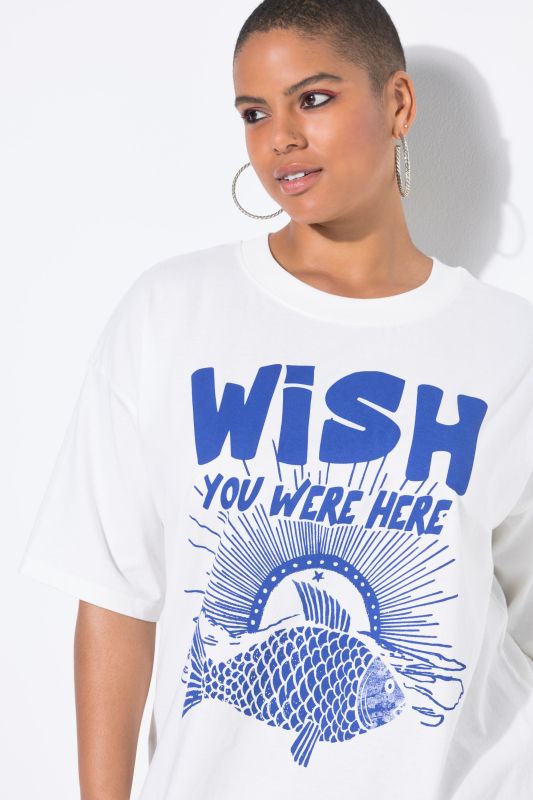 Oversized Fish Graphic Tee