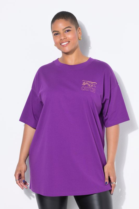 Catch Flights Not Feelings Oversized Graphic Tee