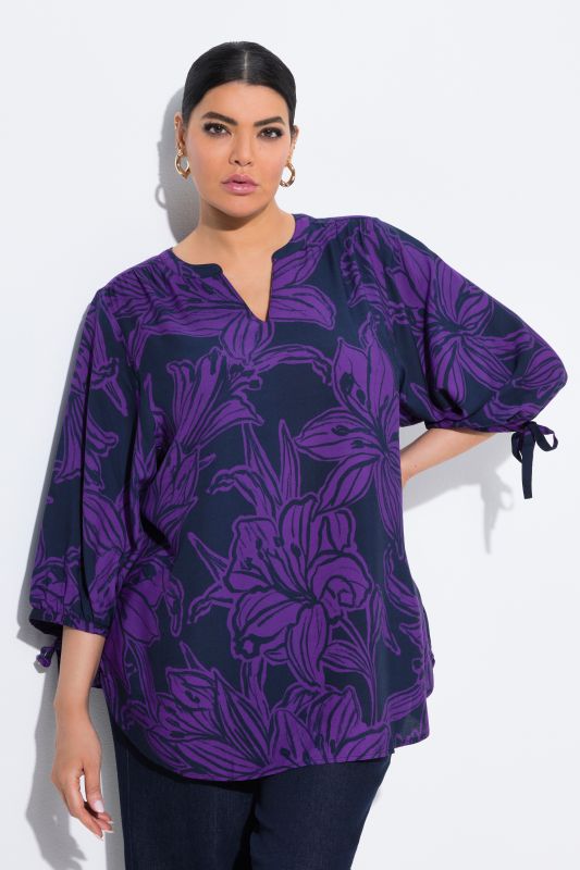 Lily Print Viscose Blouse