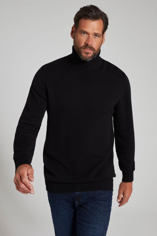 Roll neck sweater, knitwear