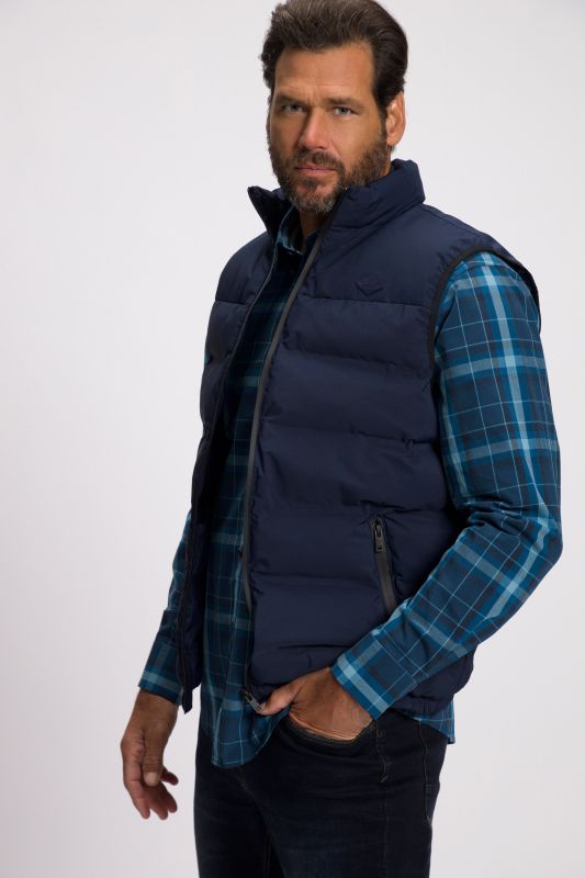 JP1880 quilted gilet, outdoor, stand-up collar, zip, up to 8 XL