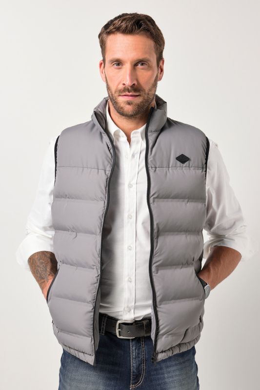 JP1880 quilted gilet, outdoor, stand-up collar, zip, up to 8 XL