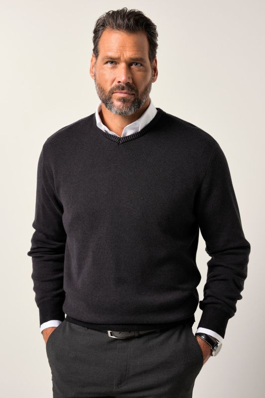 Sweater, cashmere touch fine knit